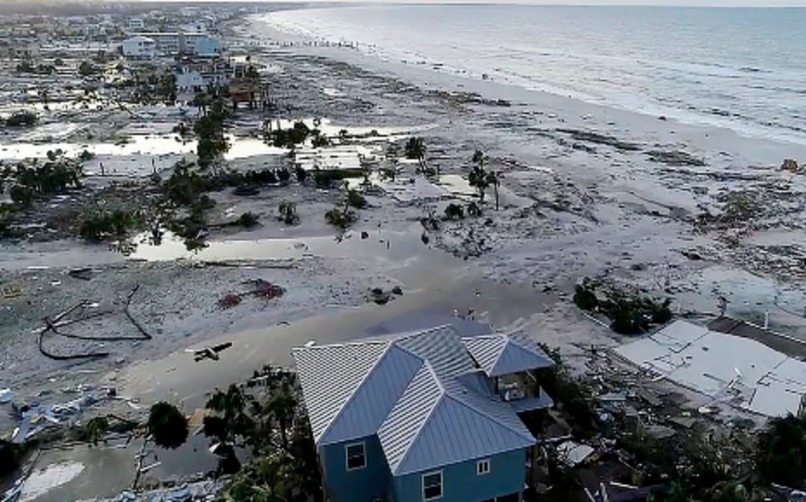 Así quedó en el noroeste de Florida tras los destrozos ocasionados por